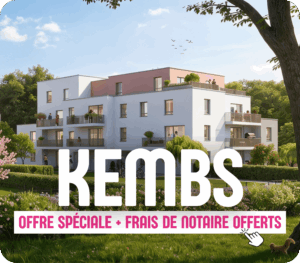 Résidence neuve à Kembs avec jardins, offre spéciale et frais de notaire offerts